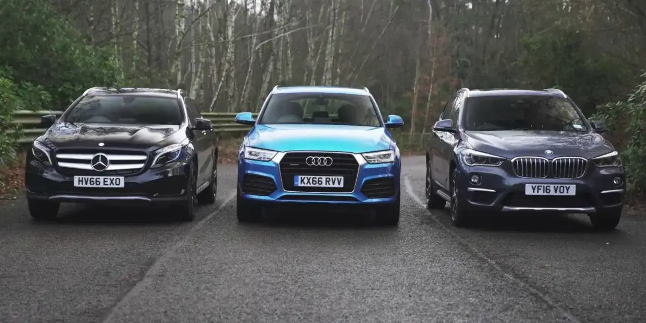Mercedes GLA vs BMW X1 vs Audi Q3 comparison
