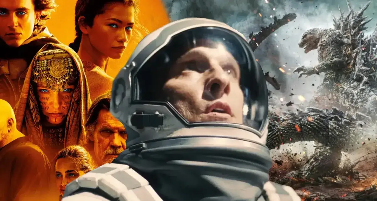 Kadr z filmu akcji z elementami science-fiction, dynamiczna scena