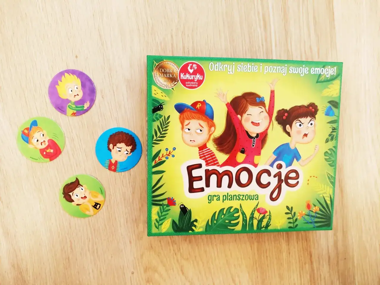 Dzieci grające w plansz&oacute;wkę Co za emocje