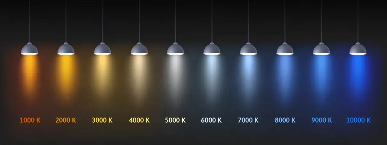 parametry oświetlenia Ra lumeny kelwiny