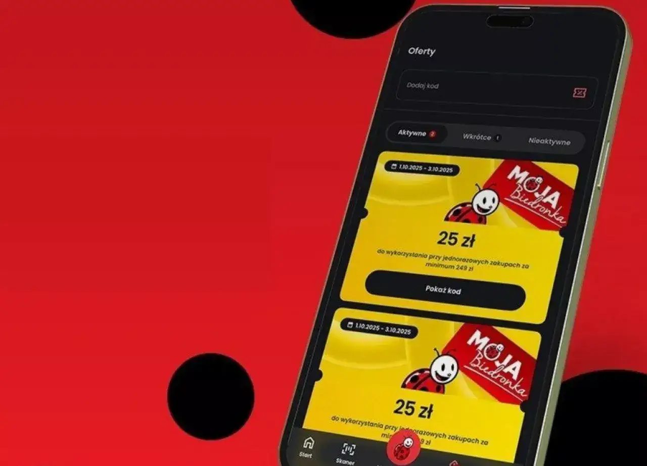 Aplikacja Moja Biedronka pokazuje oferty. Dowiedz się, jak sprawdzić dostępność w aplikacji Biedronka, przeglądając kupony zniżkowe.