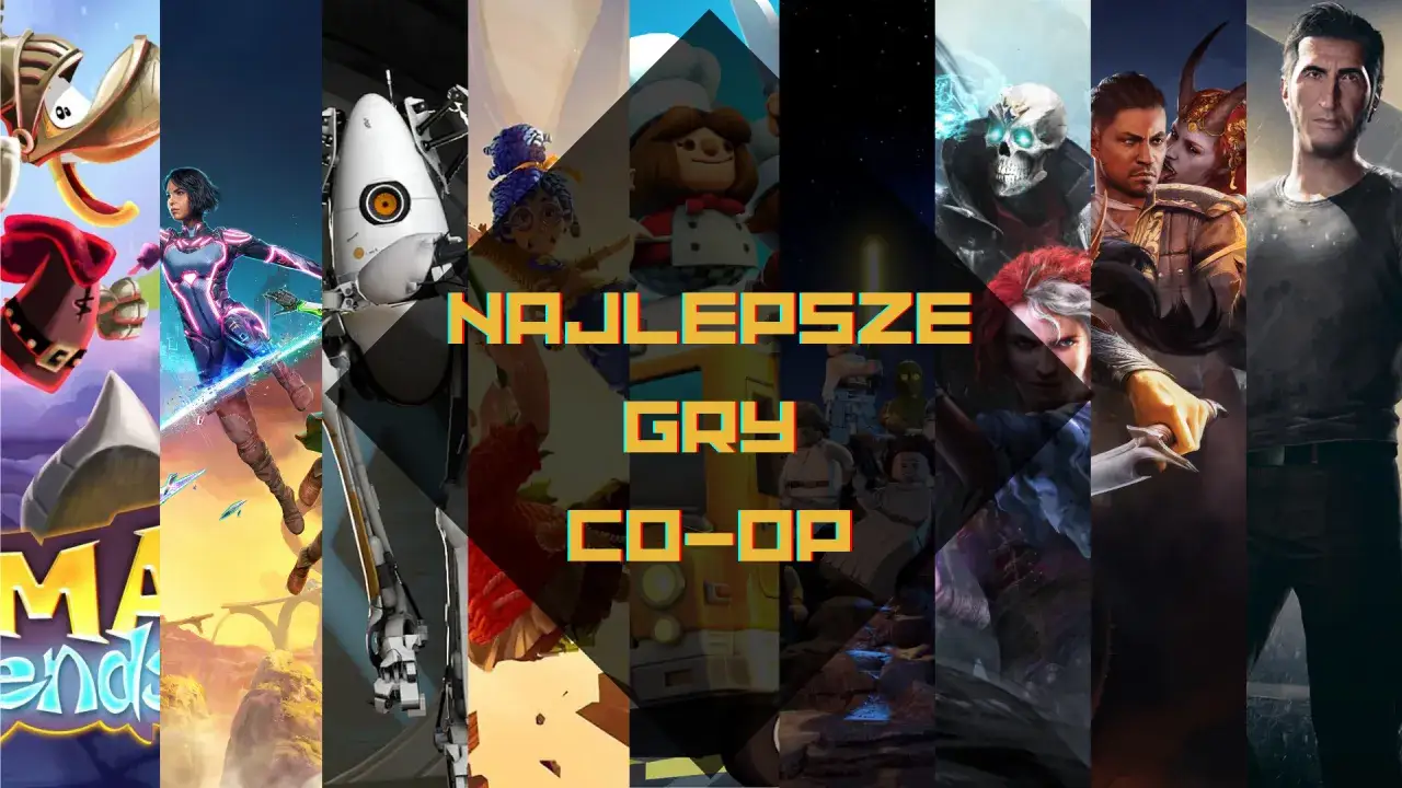 Najlepsze gry co-op online kolaż