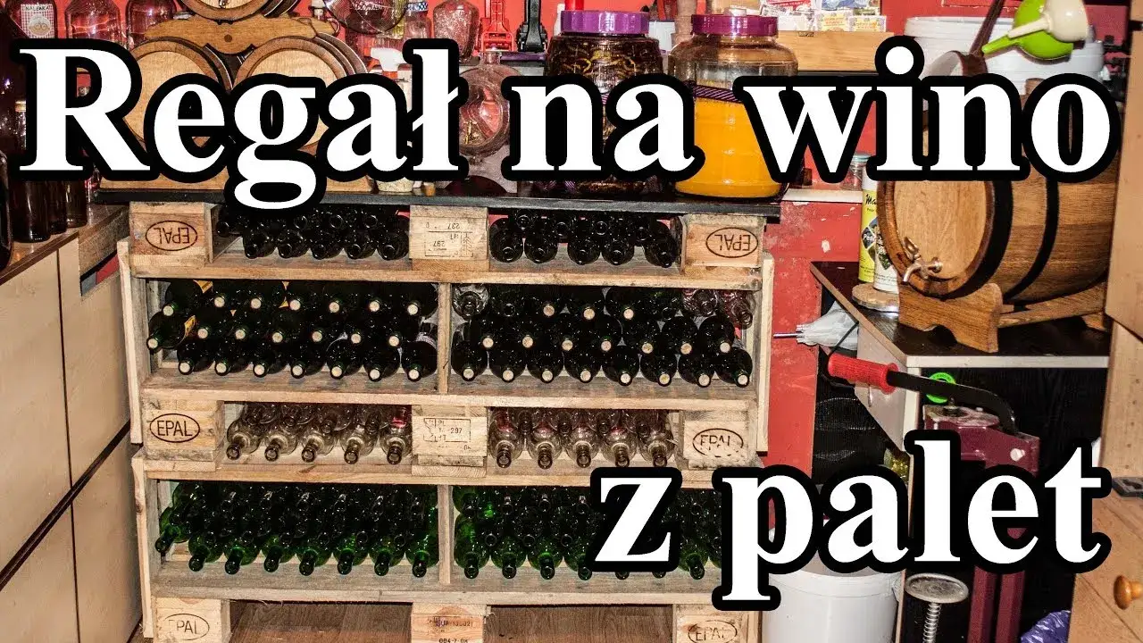 p&oacute;łka na napoje DIY z palet