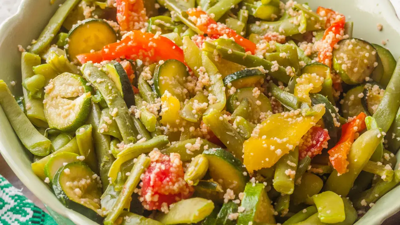 Salade haricots verts compos&eacute;e