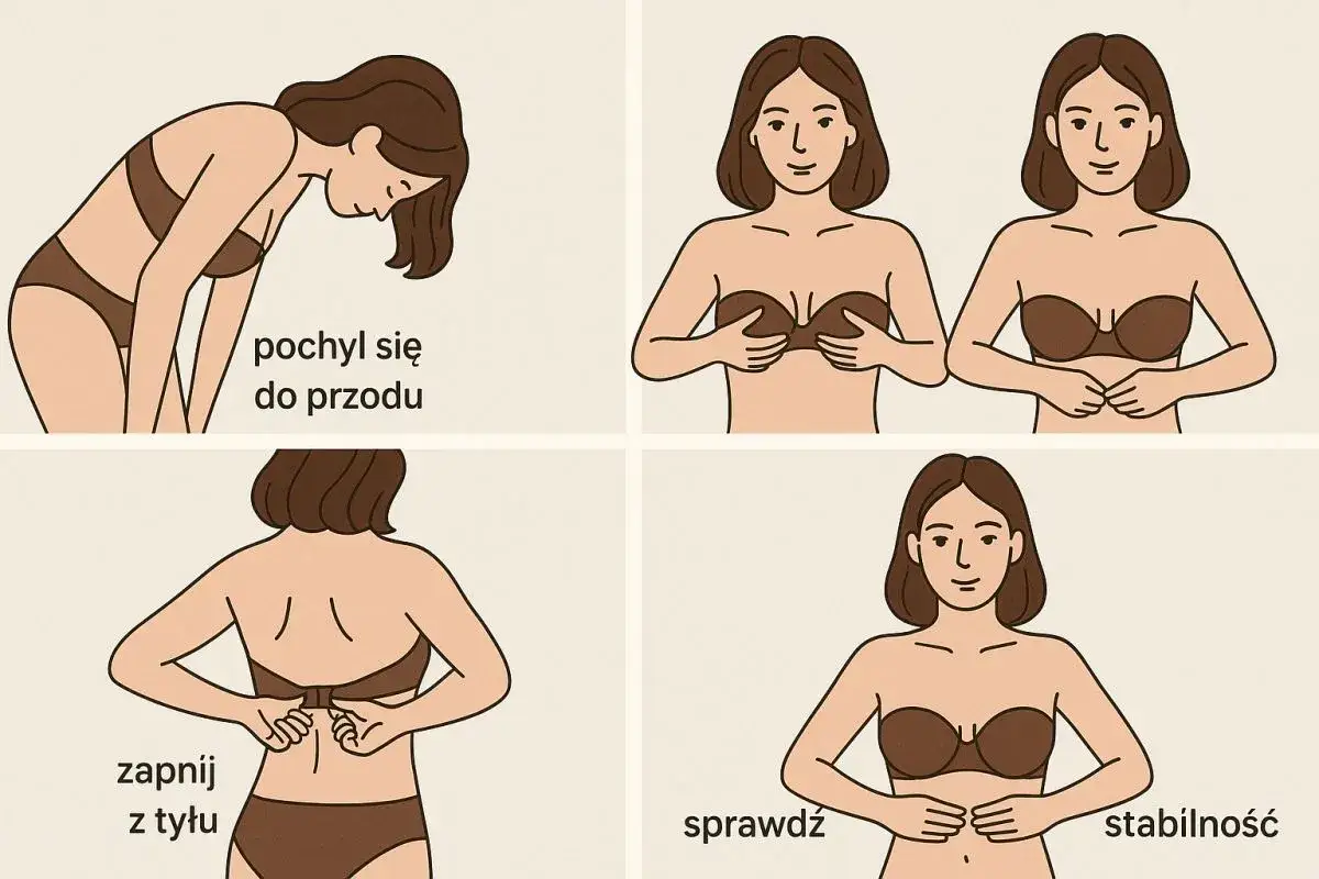 różne rodzaje biustonoszy bez ramiączek porównanie