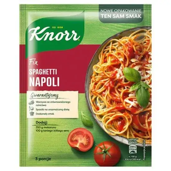 Zdjęcie Jak łatwo przygotować spaghetti napoli knorr - szybki przepis na obiad