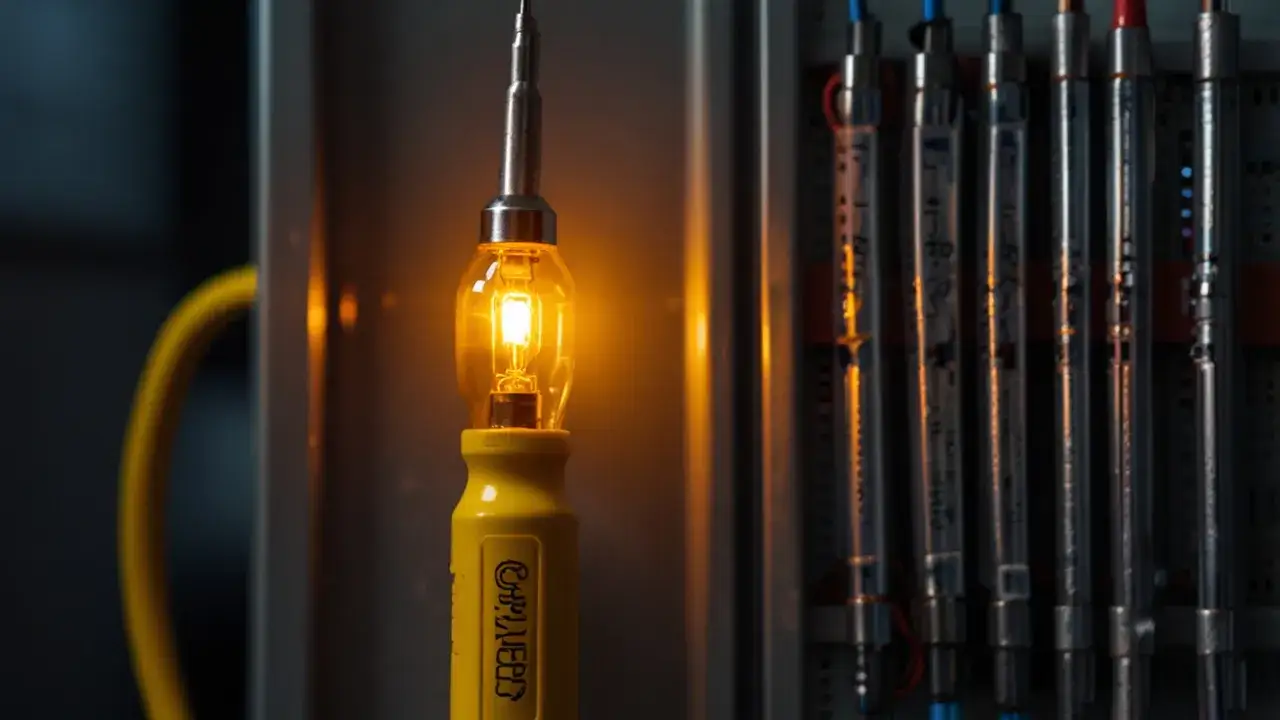 Zdjęcie Jak bezpiecznie używać śrubokręta do sprawdzania prądu: 5 kroków