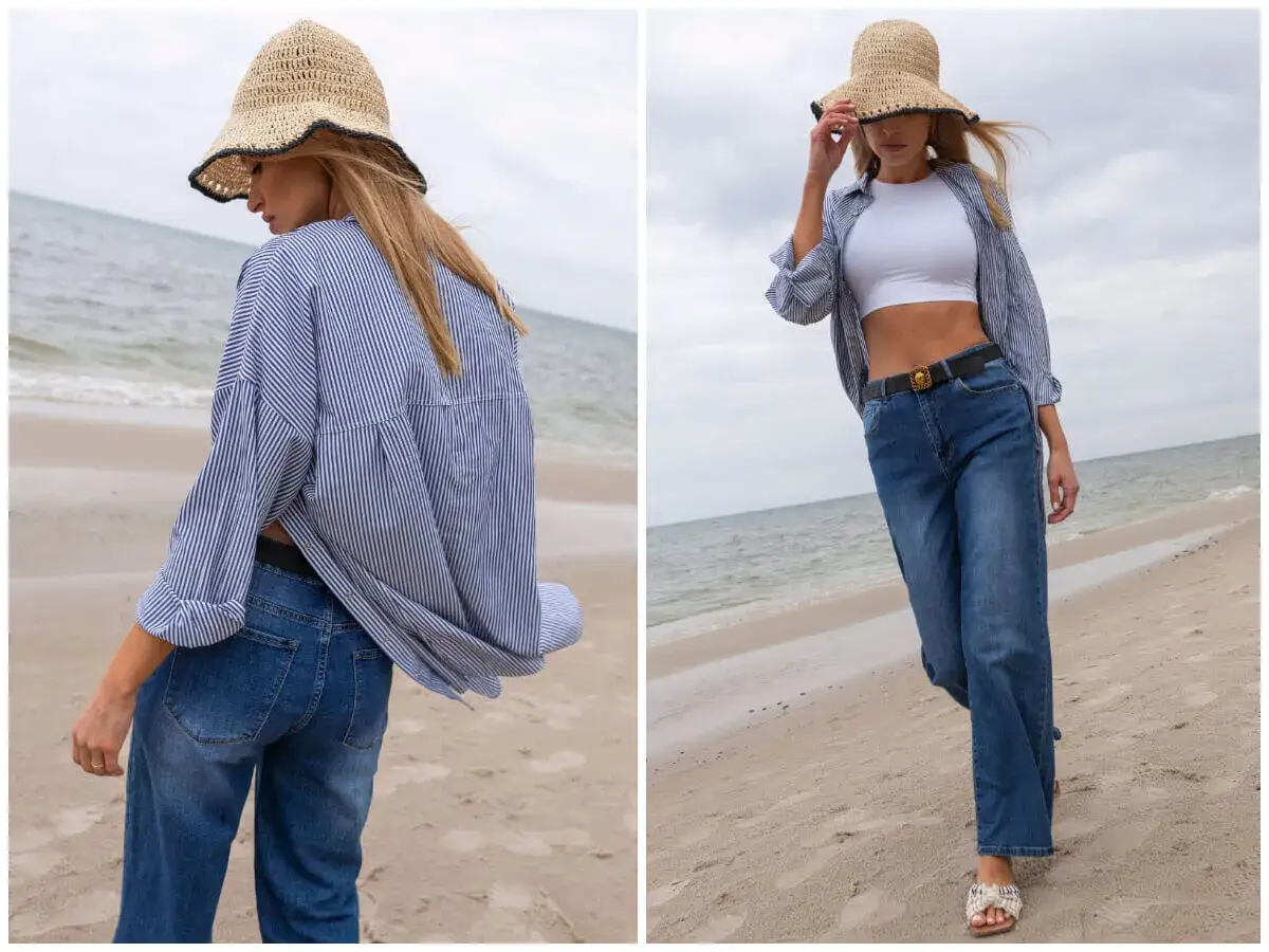 Zdjęcie Jak nosić koszulę do jeansów, by zawsze wyglądać stylowo i modnie