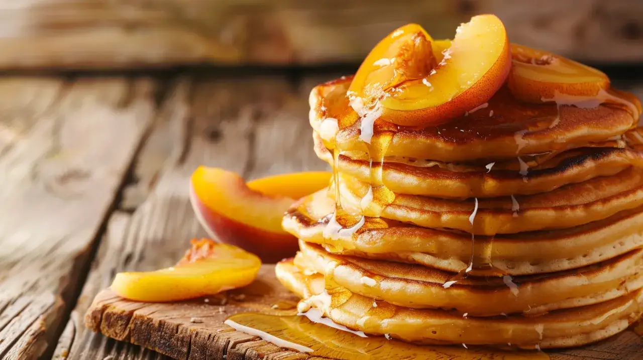 Zdjęcie Placuszki z nektarynką: Słodka pokusa na talerzu - przepis dla rodziny