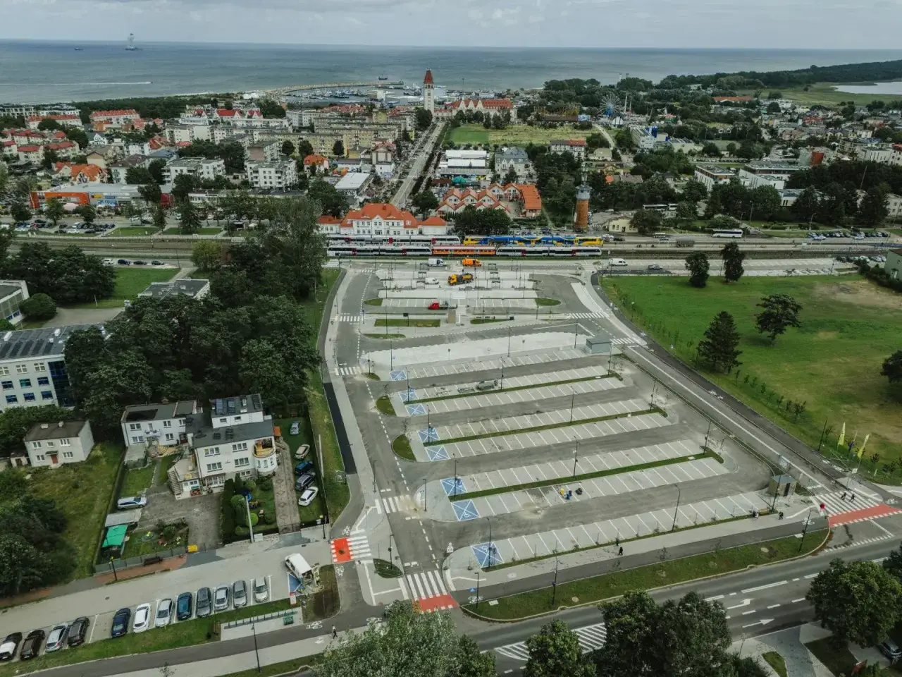 Dworzec kolejowy Władysławowo przesiadka na autobus