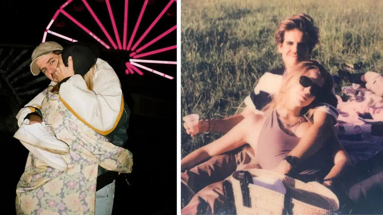 Para, czy Taco Hemingway jest w związku? Dwie pary, jedna przy diabelskim młynie, druga na pikniku.