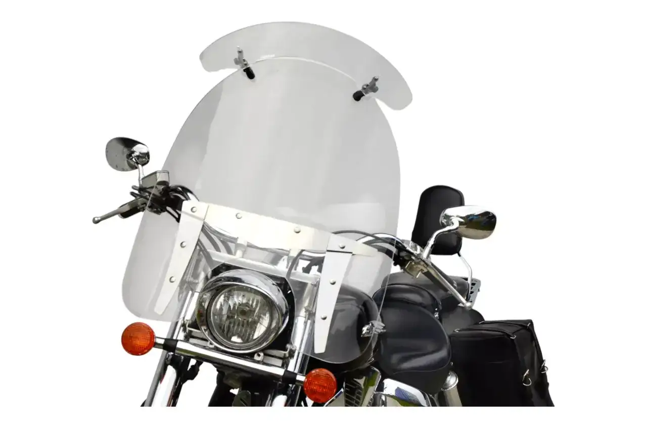 Deflektor motocyklowy na szybie