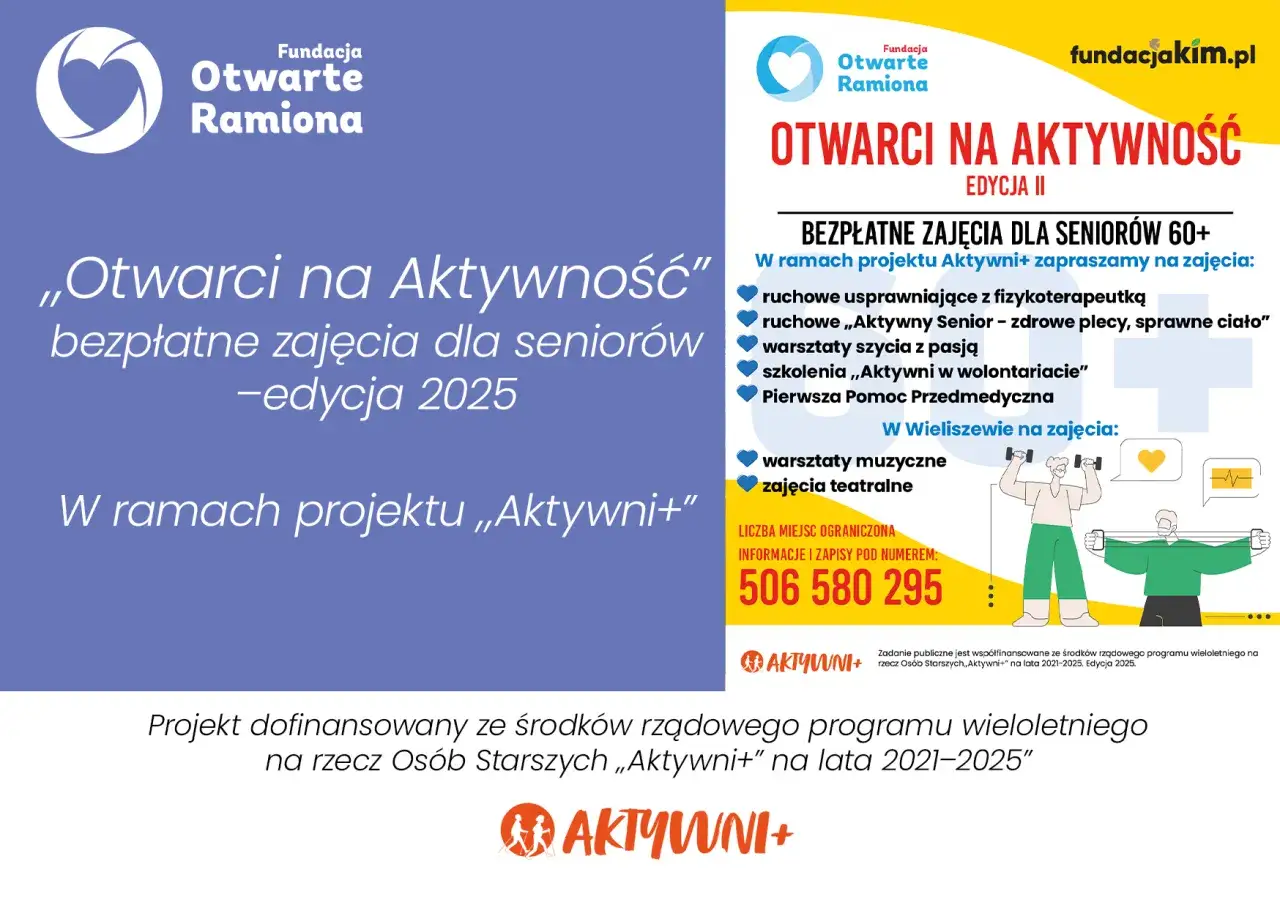 Bezpłatne zajęcia dla seniorów w ramach projektu 