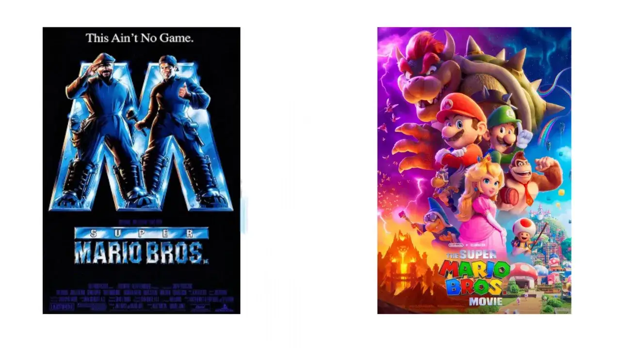 Super Mario Bros. Film vs Super Mario Bros. 1993 porównanie