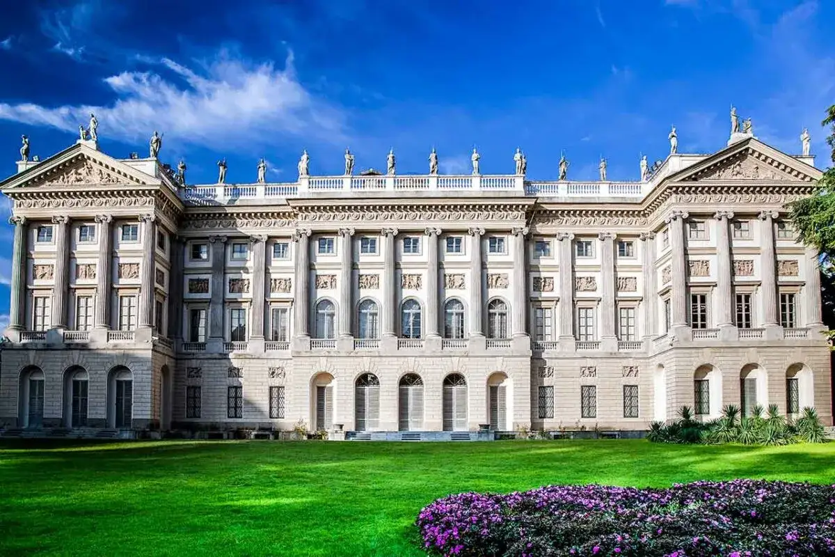 Galleria d'Arte Moderna Mediolan Villa Reale ogrody
