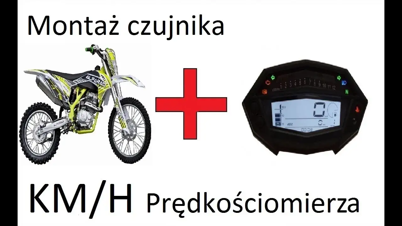montaż czujnika prędkości motocykla