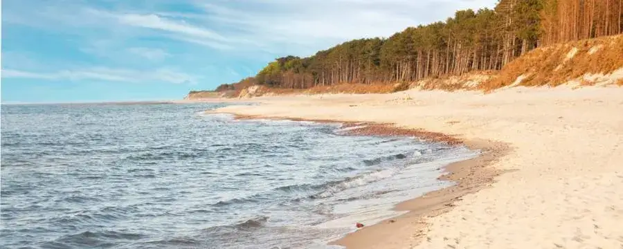 Słoneczna plaża wakacje