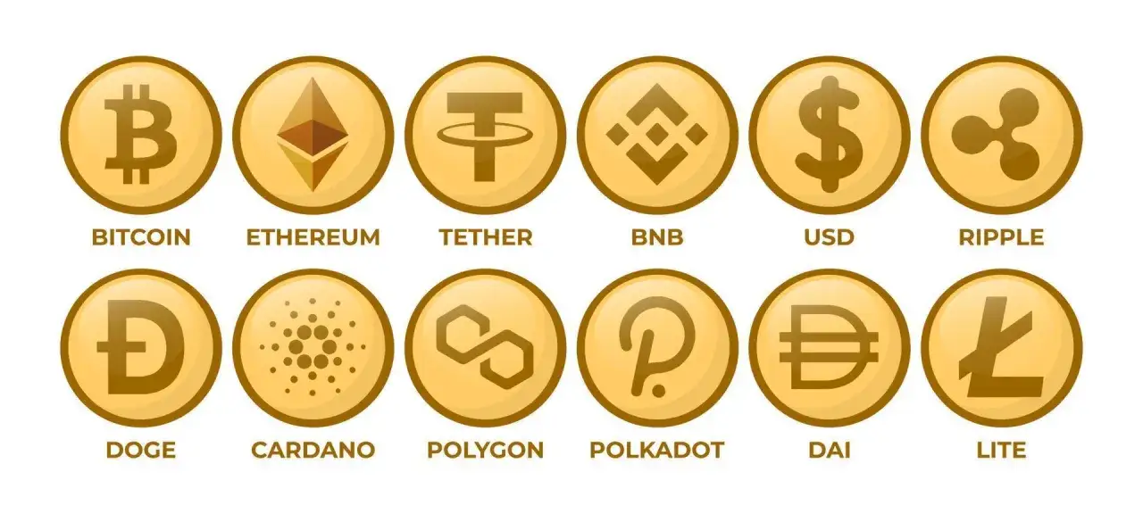 logo bitcoin ethereum altcoiny