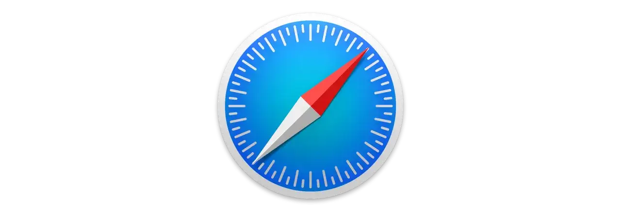 Ikona Safari, przeglądarki w iPhone, przypomina kompas.