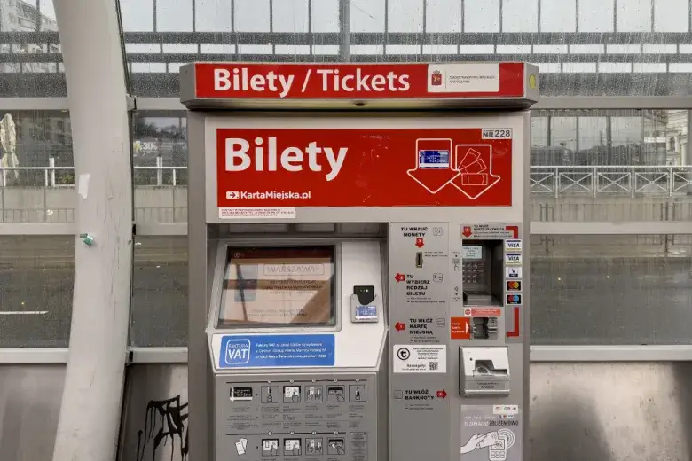 Biletomat ZTM Warszawa