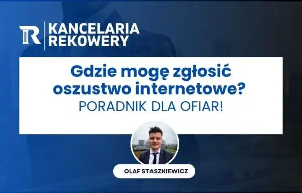 Oszustwo internetowe jak zgłosić, bezpieczeństwo online