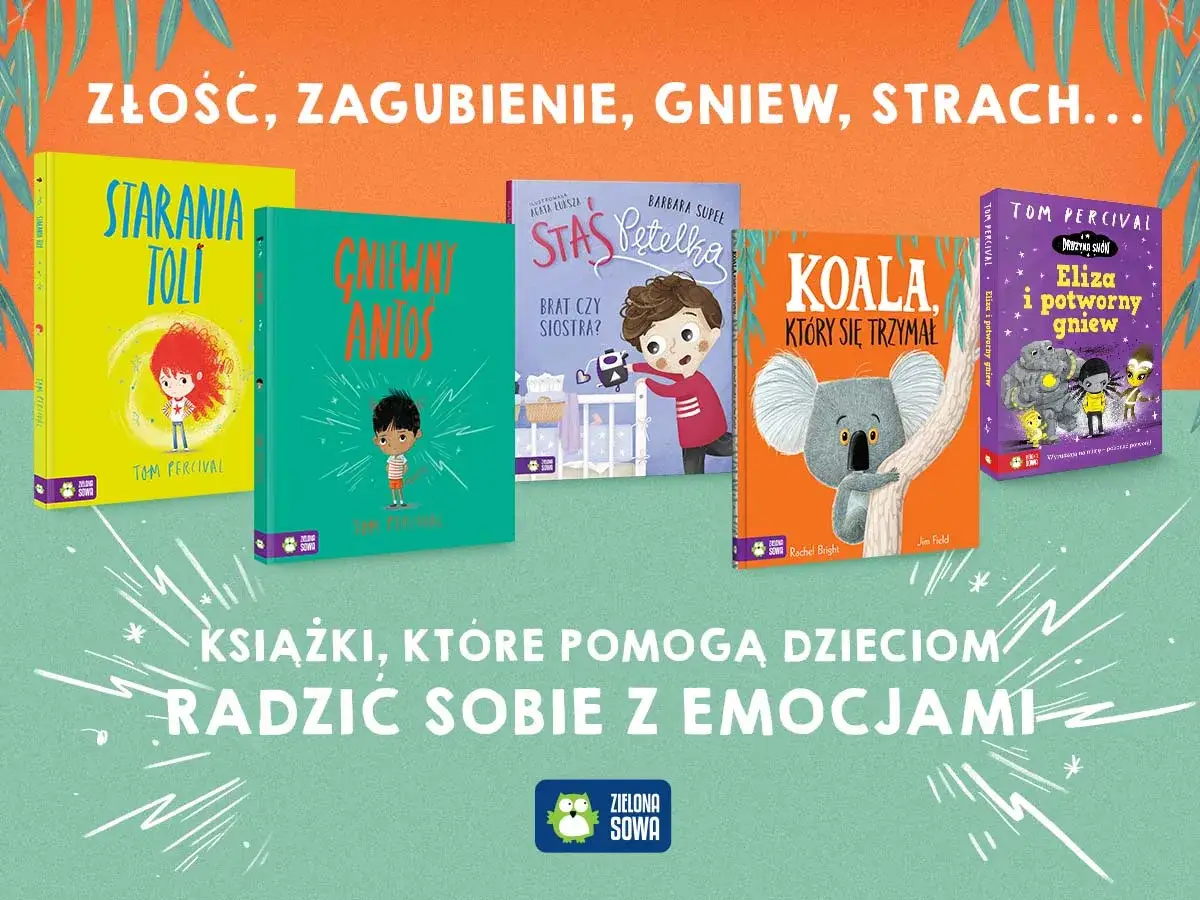 Książki o emocjach dla dzieci: 