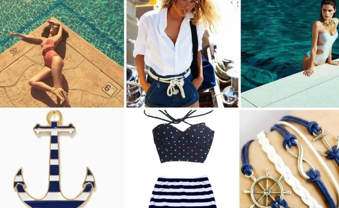 styl marynistyczny moda damska