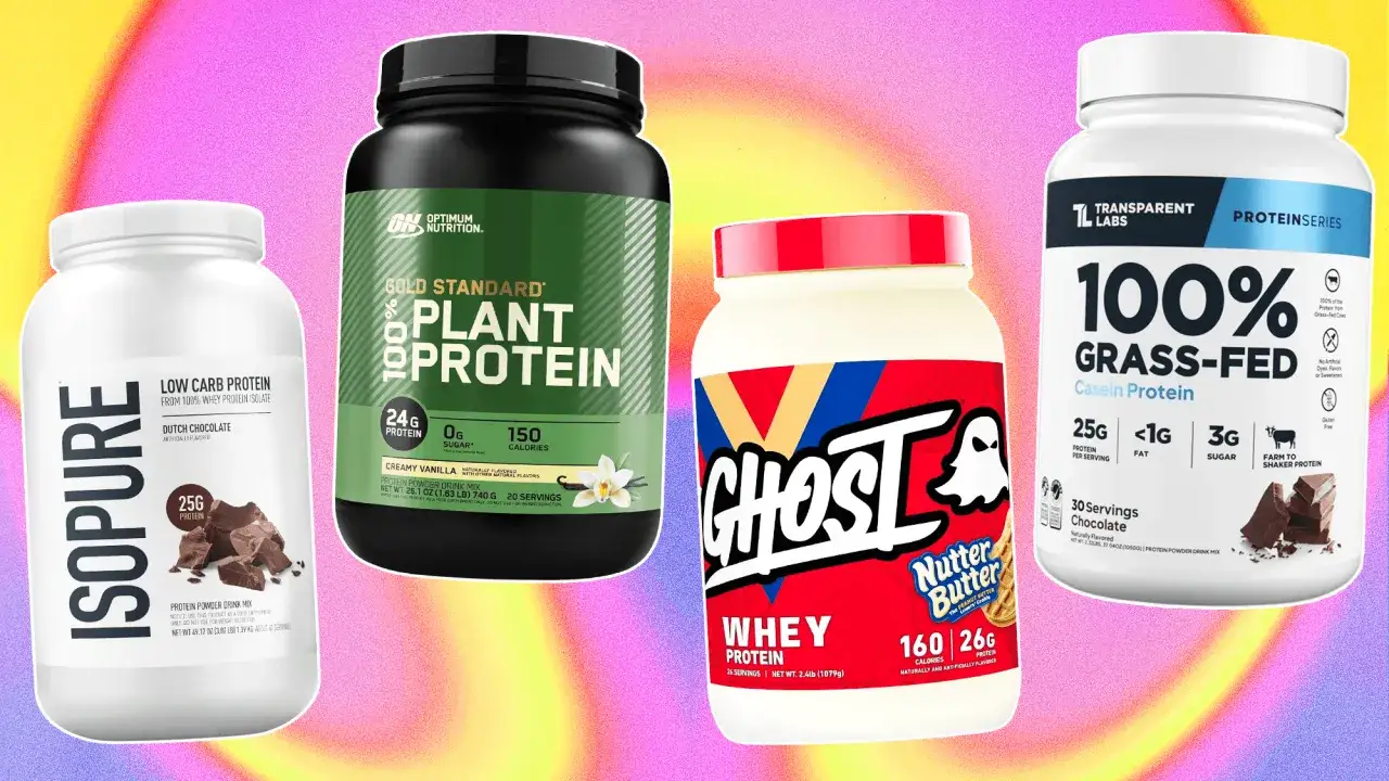 Tipos de proteína en polvo (whey, caseína, vegetal)