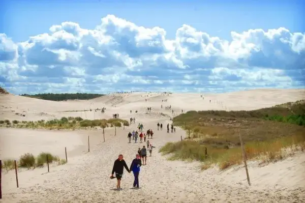 ruchome wydmy Łeba Słowiński Park Narodowy