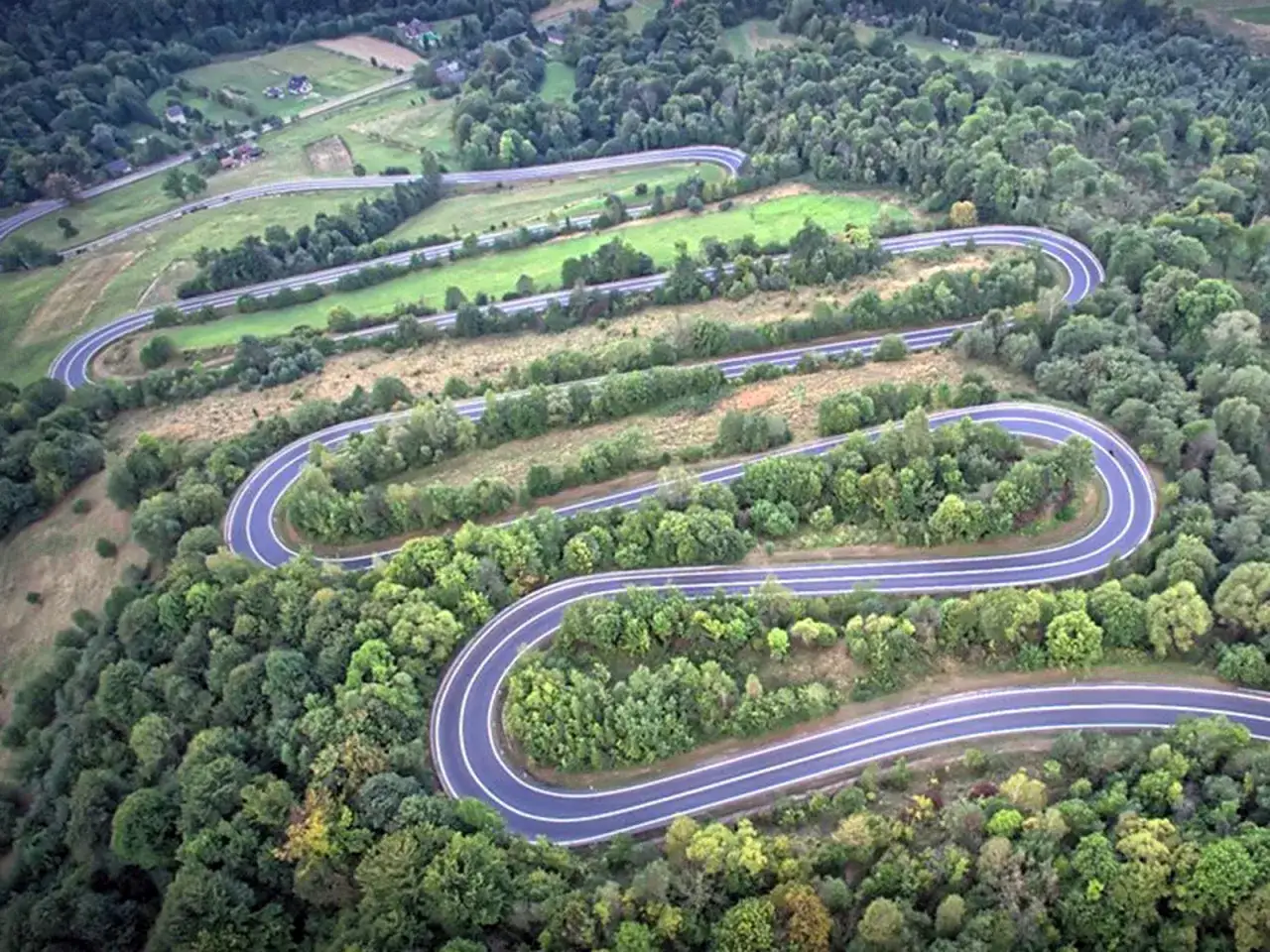 malownicza trasa motocyklowa Polska