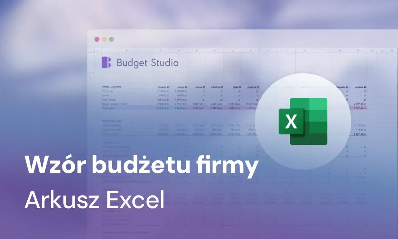 Arkusze Excel z danymi finansowymi firmy. Wzór budżetu firmy, który pomoże w planowaniu.