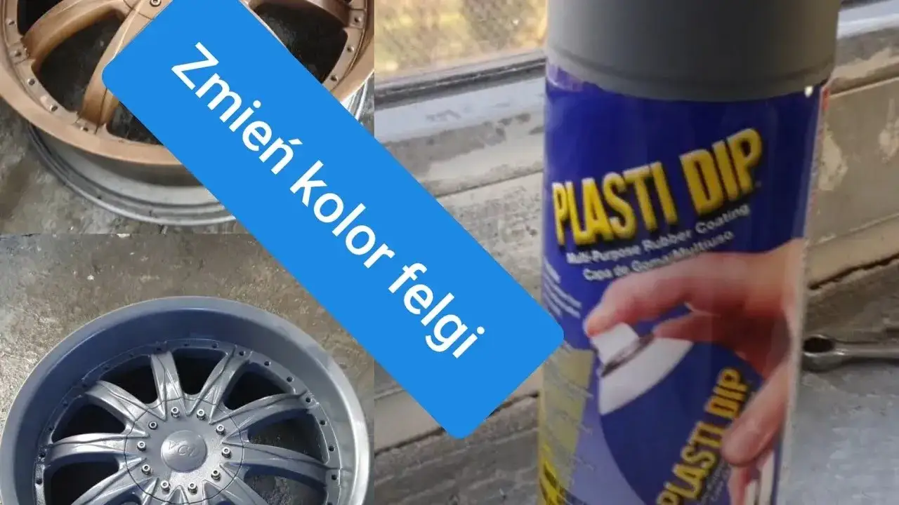 technika nakładania Plasti Dip na felgi