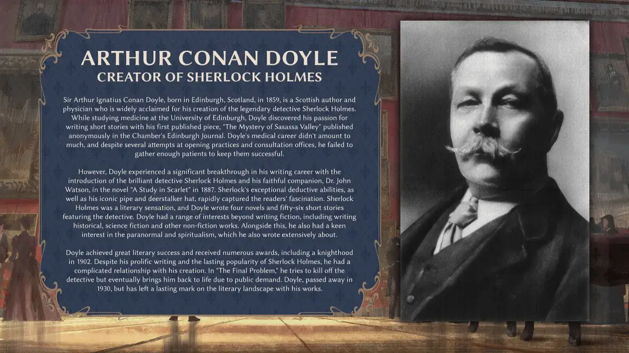 Portret Sir Arthura Conan Doyle'a