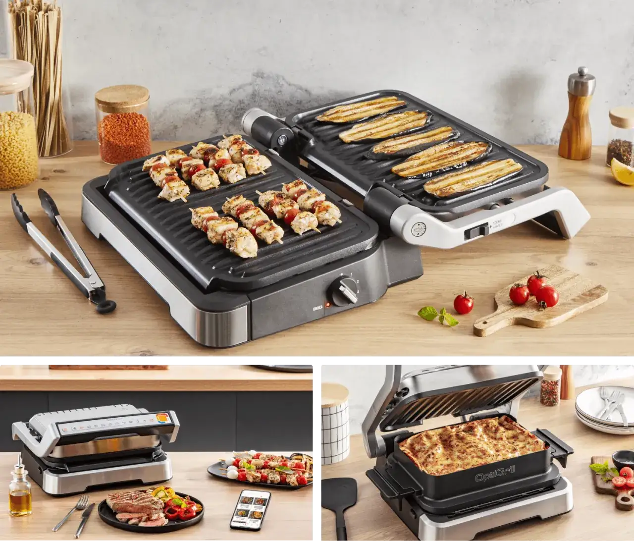 Tefal OptiGrill por&oacute;wnanie modeli