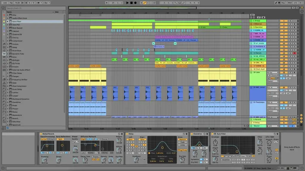 Interfejsy DAW Ableton Live FL Studio Logic Pro