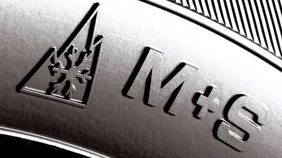 Symbol opony 3PMSF płatek śniegu góra