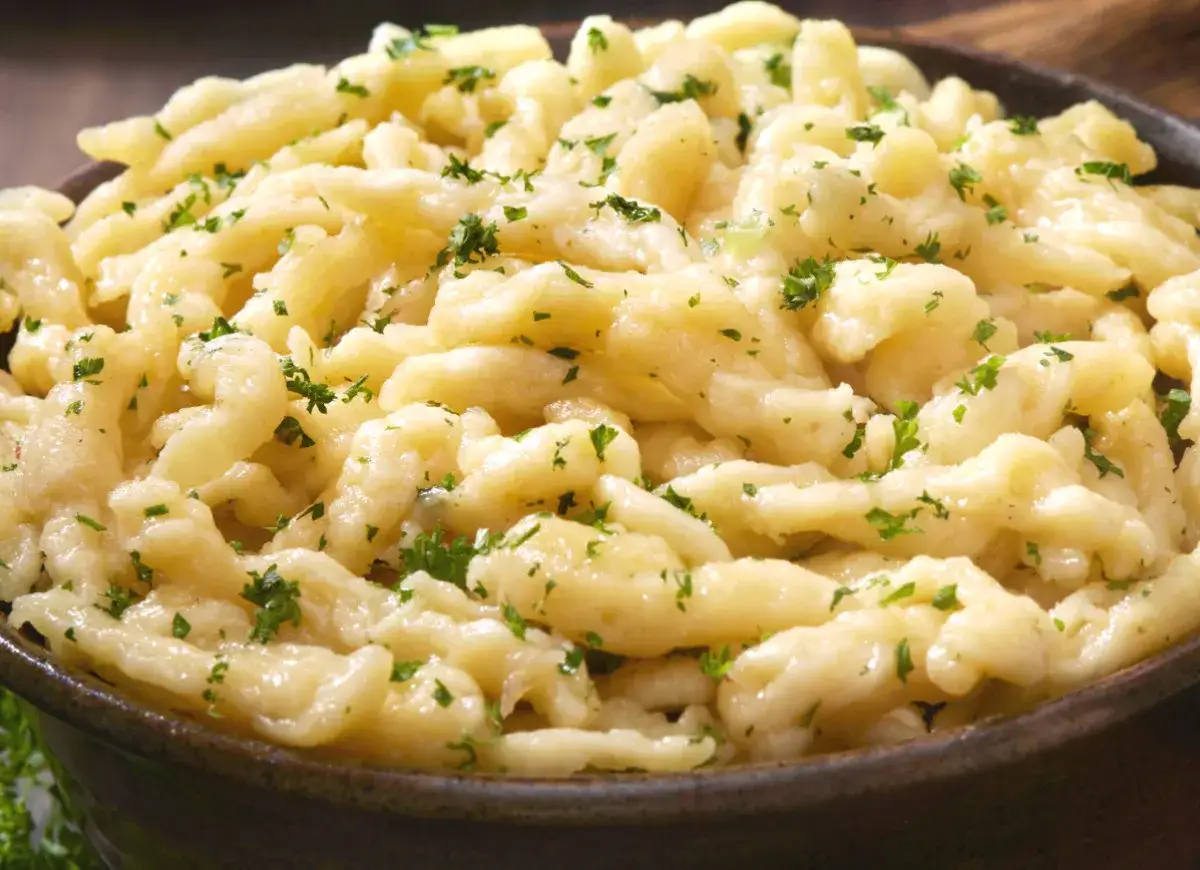 lane kluski z masłem