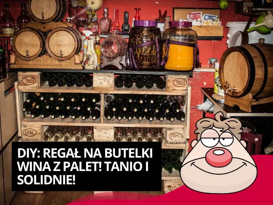 P&oacute;łka na napoje DIY z palet rurek