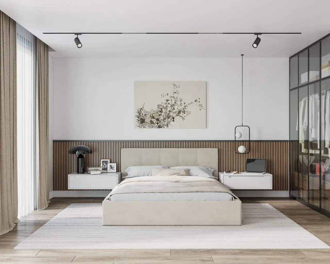 R&oacute;żne style sypialni inspiracje obrazy