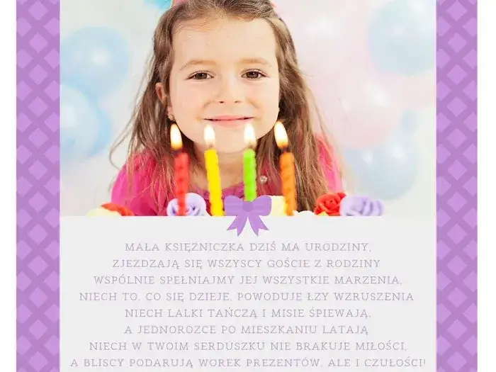 śmieszne życzenia urodzinowe dziewczynka