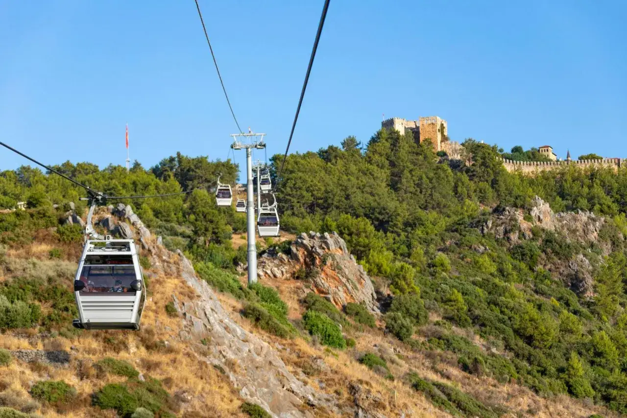 Alanya kolejka linowa widoki