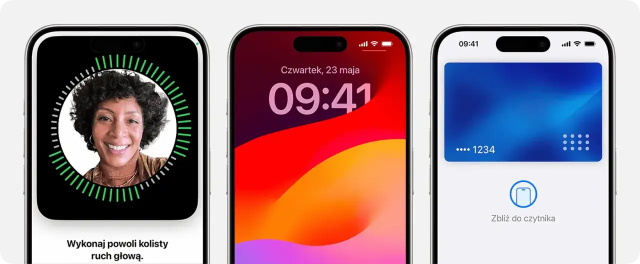 Ustawienia Face ID i Touch ID iPhone