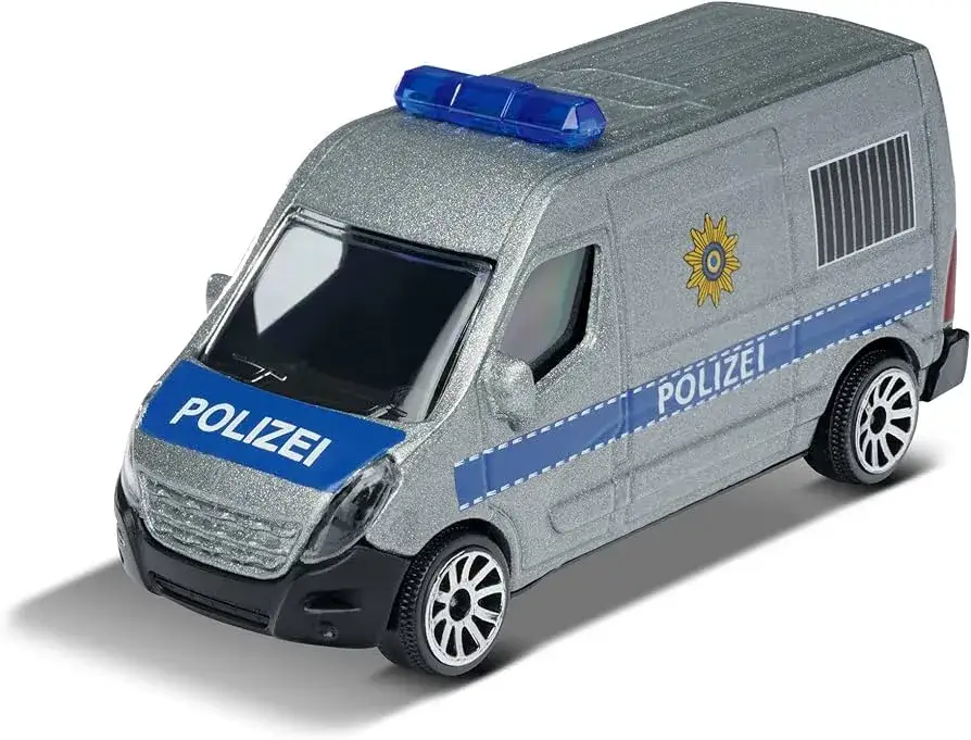 Zabawkowy Renault Master karetka, w&oacute;z strażacki, furgon policyjny