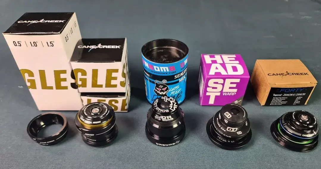 typy ster&oacute;w rowerowych A-head gwintowane EC ZS IS