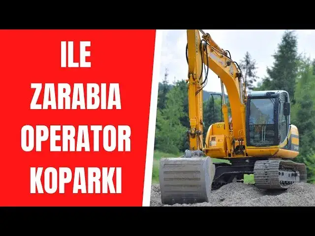 Wykres zarobki operatora koparki w Polsce