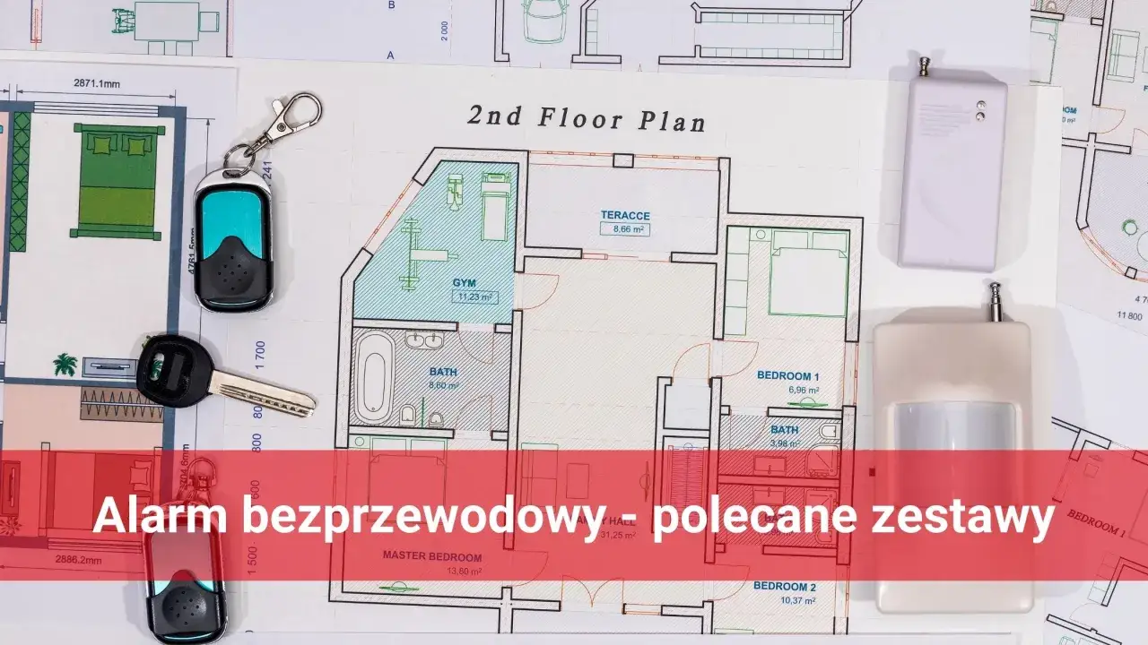 schemat działania alarmu domowego z akumulatorem