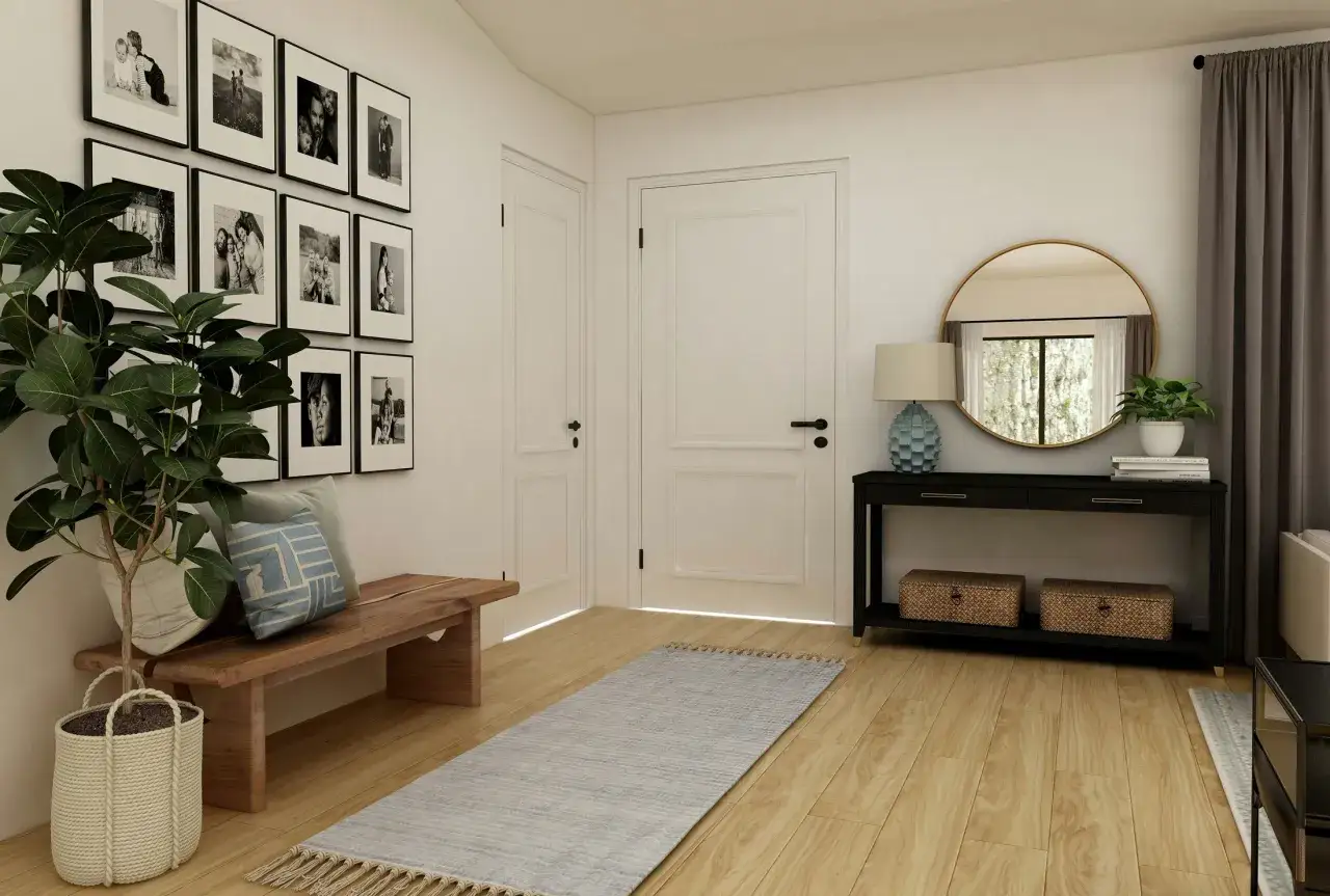 inspiracje przedpok&oacute;j dom jednorodzinny style