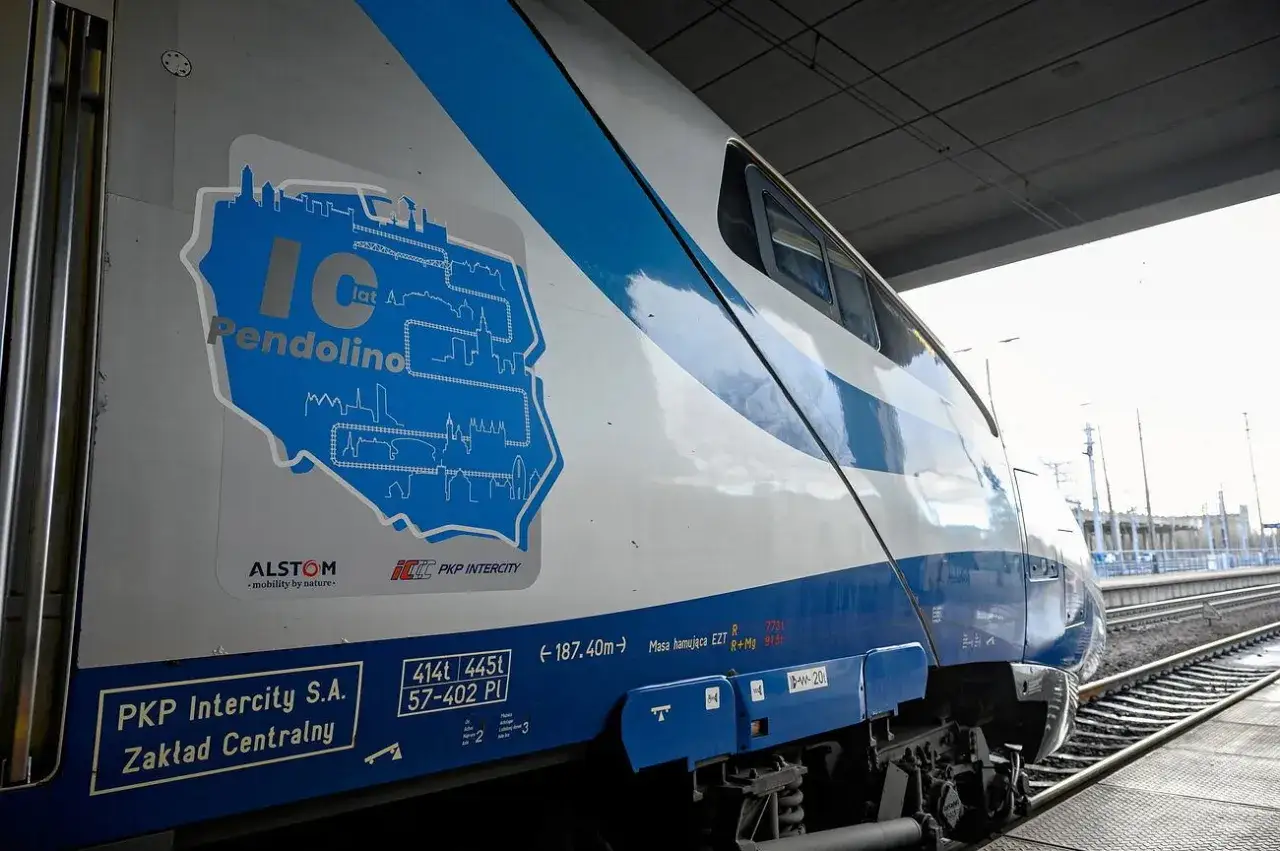 Pendolino PKP Intercity z okazji 10 lat na trasie Szczecin-Warszawa.
