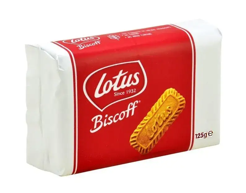 Lotus Biscoff na p&oacute;łce sklepowej