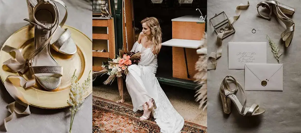 Buty ślubne w stylu boho i glamour